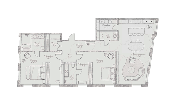 ЖК Annabel's, Москва | Клубный дом «Аннабель», Palladio Group | Курсовой переулок, 12/5