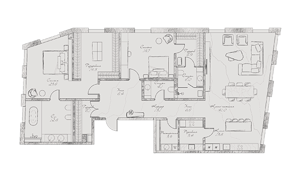 ЖК Annabel's, Москва | Клубный дом «Аннабель», Palladio Group | Курсовой переулок, 12/5